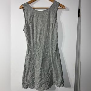 Forever 21 F21 Womens Gray Tank Bodycon Knit Stretch Midi Dress Size Large L NWT